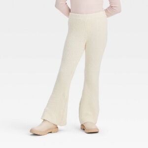 Cozy Cream Knit Pants - Sz M & L